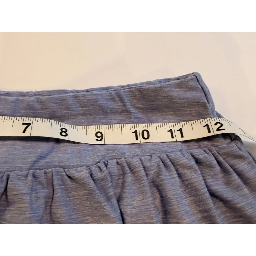 Hanna Andersson Girls Blue Space Dye Tee and Skirt Set Size 140 US 10 67523